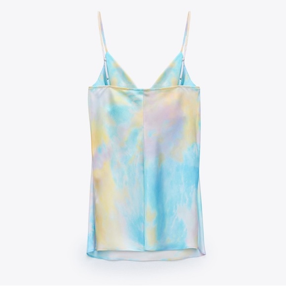 NWT Zara Tie dye scoop neck tank - Picture 3 of 5